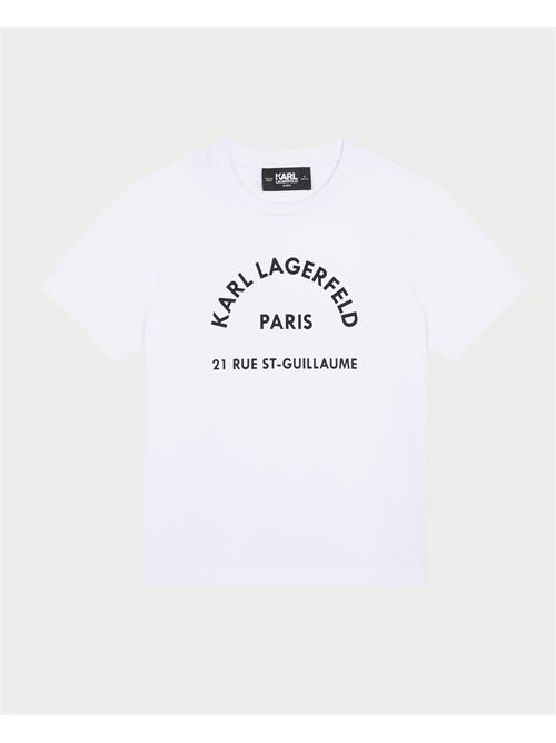 T-shirt girocollo Karl Lagerfeld per bambini